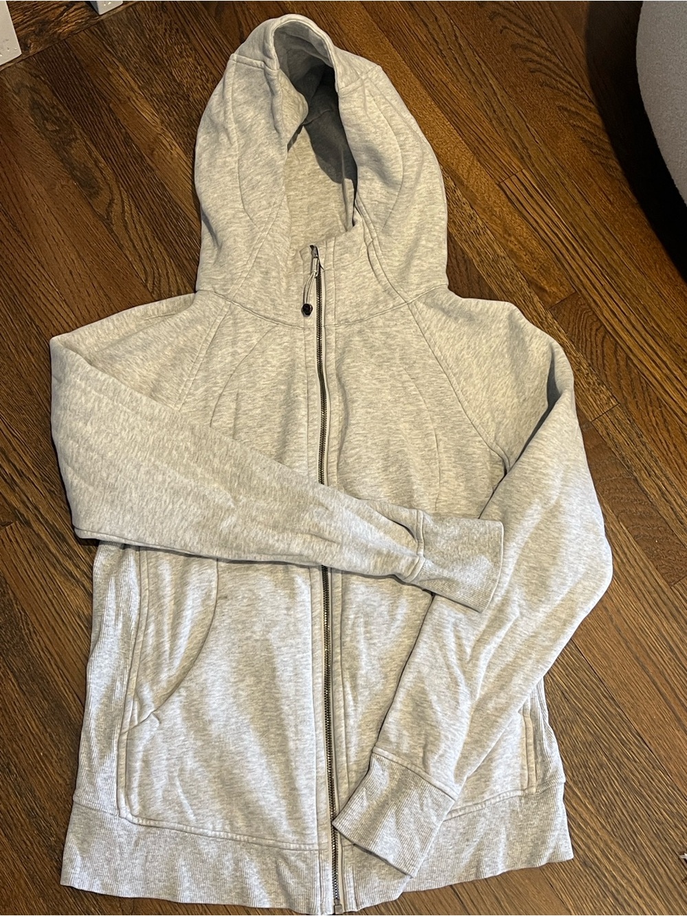 LULULEMON Light Gray Women's Zip-Up Hoodie Jacket